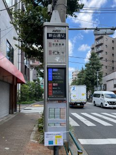 新山通りバス停(中野駅行)約80m